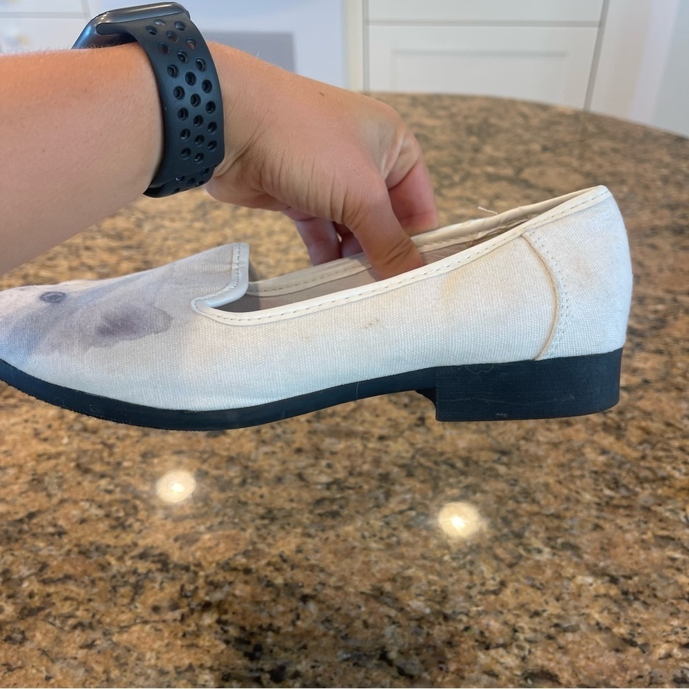 Yru Cat Loafers Slip On Kitten Mules White — image 6 of 8